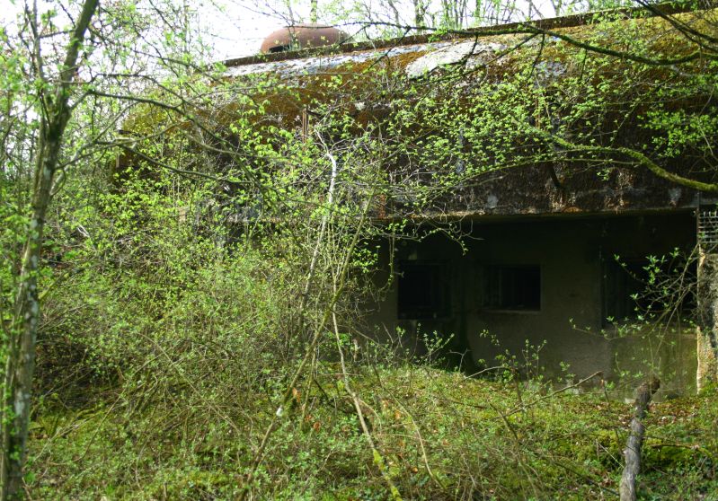IMG_3847.JPG - Bunker 2 mit einer Scharte fr Zwillings MG und 4,7 cm Pak und einer Scharte nur fr Zwillings MG.